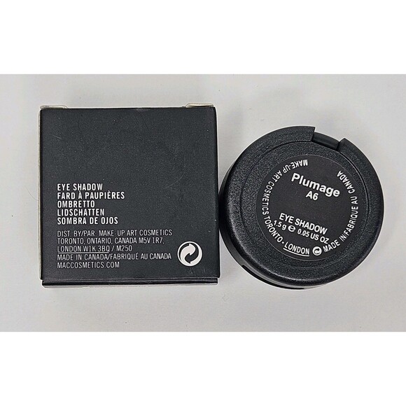 MAC Powder Single Eye Shadow ~ Plumage ~ NEW IN BOX 0.05oz/1.5g - Picture 4 of 7